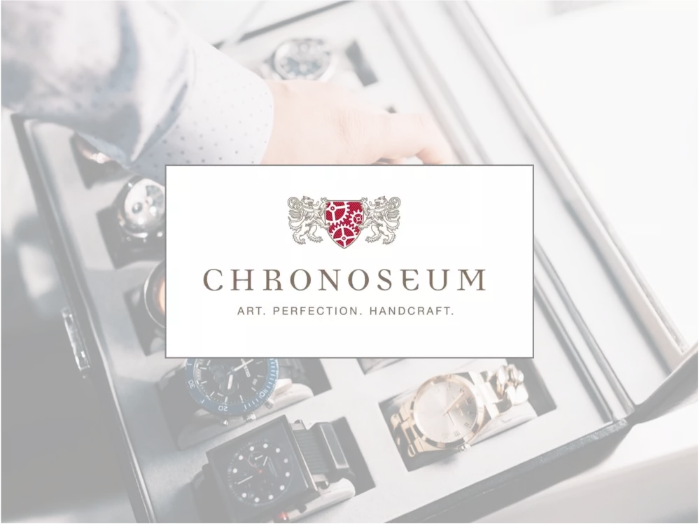 Das Chronoseum Logo mit dem Untertitel 