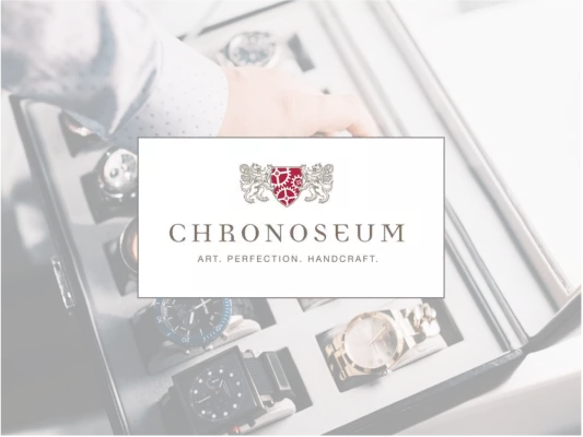 Das Chronoseum Logo mit dem Untertitel 