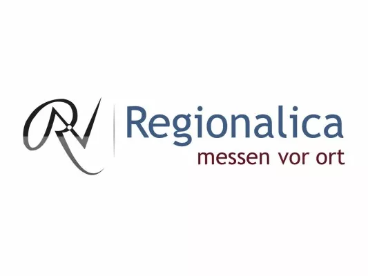 Regionalika Logo mit dem Claim: messen vor ort. 